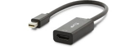 LMP Mini-DisplayPort to HDMI Adapter (audio & video), 4K, Mini-DP 1.2 (m) to HDMI 1.4b (f), black