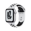 Apple Watch Nike SE GPS, 40mm Silver Aluminium Case with Pure Platinum/Black Nike Sport Band - Regular