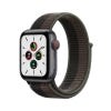 Apple Watch SE GPS + Cellular, 40mm Space Grey Aluminium Case with Tornado/Grey Sport Loop