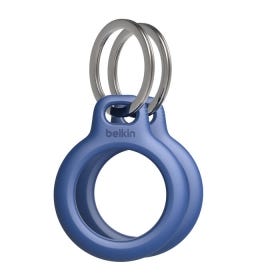 Belkin Secure Holder for Apple AirTag with Keyring 2- Pack - blue