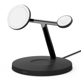 Belkin Boost Charge 3-in-1 Wireless Charger with MagSafe - black