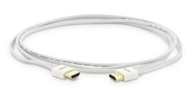 LMP HDMI (m) zu HDMI (m) Kabel 2.0 (4K@60Hz), super slim, 2 m, weiss