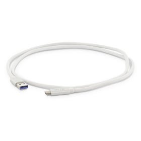 USB-C (m) to USB-A (m) Kabel, 10G/3A, 56k resistance, aluminum housing, 1m, silver
