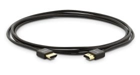 LMP HDMI (m) zu HDMI (m) Kabel 2.0 (4K@60Hz), super slim, 2 m, schwarz