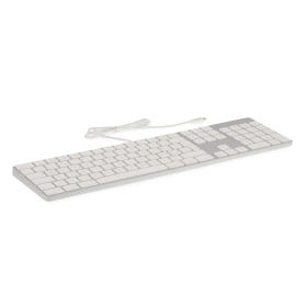 LMP USB-C Tastatur KB-1843 mit Zahlenblock, 106 Tasten, USB-C Port, Aluminium, CH Layout, macOS, SL