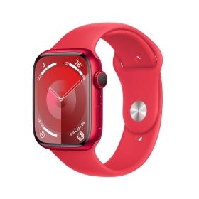 Apple Watch Series 9 GPS + Cellular 45mm (PRODUCT)RED Aluminium Case with (PRODUCT)RED Sport Band - M/L