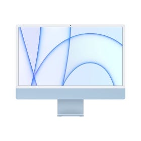 iMac 24-inch with Retina 4.5K display: Apple M1 chip with 8core CPU and 7core GPU - Blue