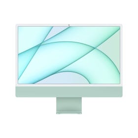 iMac 24-inch with Retina 4.5K display: Apple M1 chip with 8core CPU and 7core GPU - Green