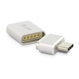 LMP Magnetic Safety Adapter USB-C (f) zu USB-C (m) für USB-C Ladekabel, bis 100W, gold