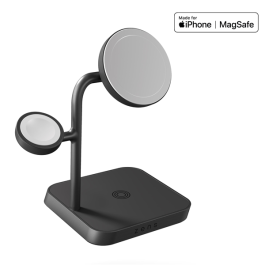 4 in 1 Charging Station  15W MagSafe, 5W Watch, 18W USB-C, 5W QI  inkl. 45W USB-C PD LadegerÃ¤t