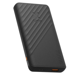 "Powerbank 10'000mAh  15W, 1x USB-C, 1x USB-A  Go2 Series Charcoal Black"