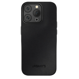 URBANY'S vegan leather case for Apple iPhone 16 Pro with Magsafe - Black