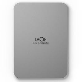 LACIE Mobile Drive HDD USB-C 1TB 2.5inch Moon Silver with USB-C cable