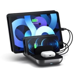 Satechi 5 Port MultiDevice Charging Station - Space Grey