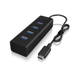 ICY BOX USB-C Hub mit 4 x USB3.0 Typ-A