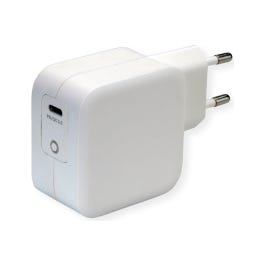 ROLINE USB Charger mit Euro-Stecker, 1x USB Typ C, PD, 61W (19.11.1018)