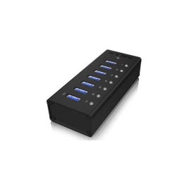 Icy Box 7 Port USB 3.0 Hub mit USB Ladeanschluss