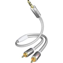 Inakustik Premium Audiokabel 3.5 Klinke > RCA, 3.0m