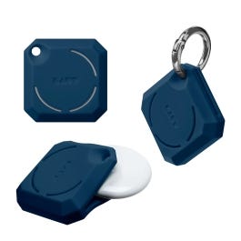 LAUT HUEX GEMS AirTag Case - Navy