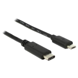 Delock USB 2.0-Kabel USB C - Micro-USB B 0.5 m