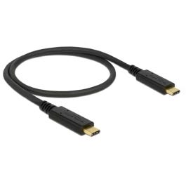 Delock USB 3.1-Kabel 10Gbps, bis 5A, 100Watt USB C - USB C 0.5 m