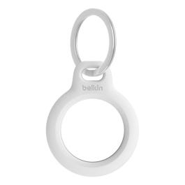 Belkin Secure Holder for Apple AirTag with Keyring - white