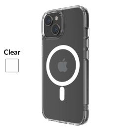 Hybrid Force Snap iPhone 15 Polycarbonate and TPU bumper Clear