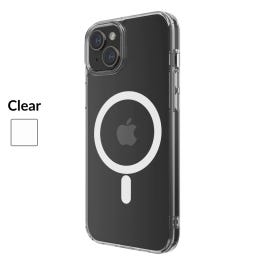 Hybrid Force Snap iPhone 15 Plus Polycarbonate and TPU bumper Clear