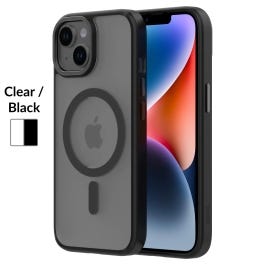 HYBRID SOFT iPhone 15 TPU and Polycarbonate Black
