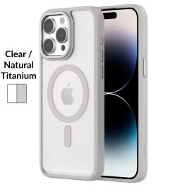 HYBRID SOFT iPhone 15 Pro TPU and Polycarbonate White