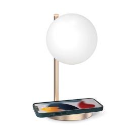 Lexon Bubble Lamp - Qi Charging Station - Gold