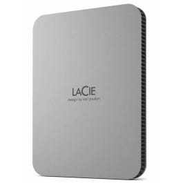 LACIE Mobile Drive HDD USB-C 5To 2.5p Moon Silver with USB-C cable