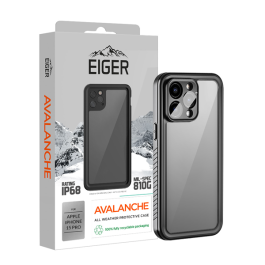 EIGER Apple iPhone 15 Pro Avalanche Case black