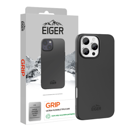 Apple iPhone 16 Pro Max  flexibles TPU-Case  Eiger Grip Case black