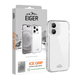 Apple iPhone 16 Plus  3m Drop-Protection Case transparent  Eiger Ice Grip Case clear