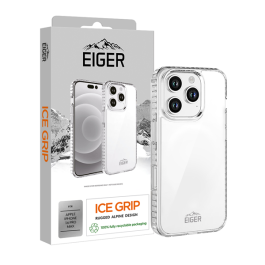 Apple iPhone 16 Pro Max  3m Drop-Protection Case transparent  Eiger Ice Grip Case clear