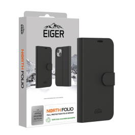 Apple iPhone 16 Plus  Walletcase bookstyle  Eiger North Folio Case black