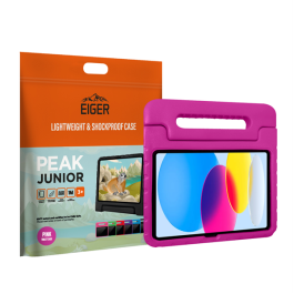 Apple iPad 10.9" (2022)  Schutzcase fÃ¼r Kinder  Eiger Peak Junior Case pink