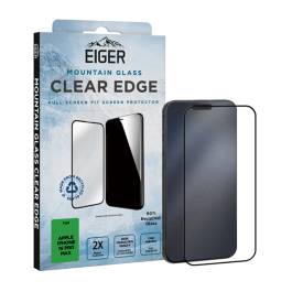 Apple iPhone 16 Pro Max  Display-Glas Full Screen Fit  Eiger Mountain Glass Clear Edge