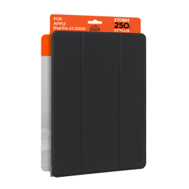 Apple iPad Pro 11 (2024)  Folio-Case mit Stylus-Halterung schwarz  Eiger Storm 250m Stylus Case Black