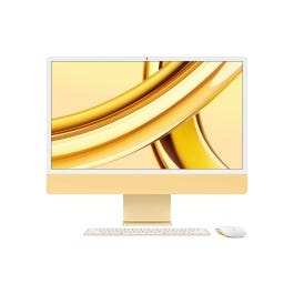 iMac 24-inch with M3 chip with 8‑core CPU and 10‑core GPU, 512GB SSD - Yellow