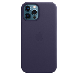 iPhone 12 Pro Max Leather Case with MagSafe - Deep Violet