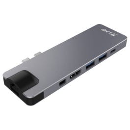LMP USB-C Compact Dock 4K 8Port, HDMI, Mini-DP 4K@60Hz, Ethernet, 2xUSB 3.0 (1x 1.5A Power), SD/microSD, USB-C (PD&Data) silver