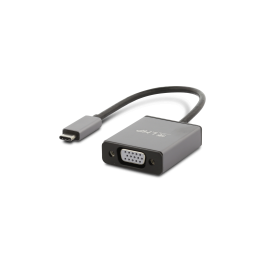 LMP USB-C to VGA adapter, USB 3.1 (m) to VGA (f), aluminum housing, space gray