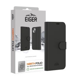 Eiger North Folio Case for iPhone 16e - black