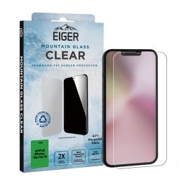 Apple iPhone 16e / 14 / 13 Display-Glas Standard Fit Eiger Mountain Glass Clear