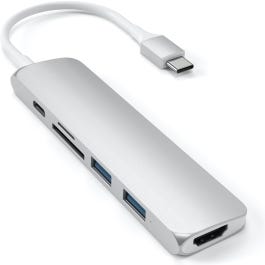 Satechi USB-C Slim Alu Multiport Hub V2