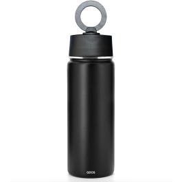 QDOS SIP + SNAP: Bottle 2 in 1 650ml Magnetic Magsafe Black