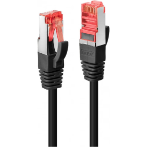LINDY 2.0m Cat.6 S/FTP cable TPE black TPE Patch Cable
