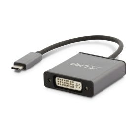 LMP USB-C zu DVI Adapter, USB 3.1 (m) zu DVI (f), Aluminium, space grau